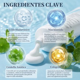 2pcscremaoriginal Crema Hidratante Con Niacinamidecolgeno Todo Tipo De Piel Danoche                                                                   