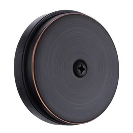 BESTILL Single Hole Bathtub Drain Overflow Plate Kit，Oil Rubbed Bronze