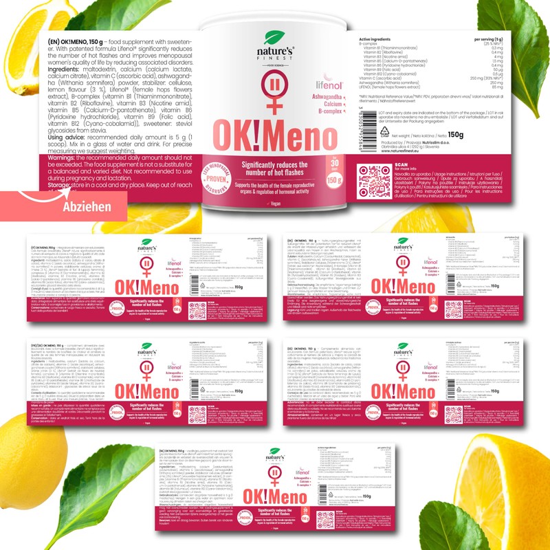 Nature's Finest OK!Meno Drinking Powder 450 g (Pack of 3)