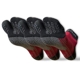 [Activital] Active Foot Supporter Short, Pink Gray, S-M, Set of 3 Pairs