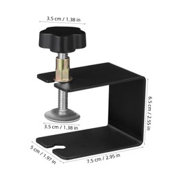 Gadpiparty 2 Pcs Clamps for Cabinet Installation Adjustable Heavy Duty C Clamps User Friendly Drawer Fixing Clips Safe Strong Material for Easy Mounting and Versatile Projects