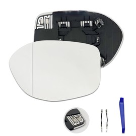 Ouchebang Driver Left Side Heated Mirror Glass Replacement for 2014,2015,2016,2017 Honda Odyssey With Rear Holder,76203-TK8-A51,76203-TK8-A41