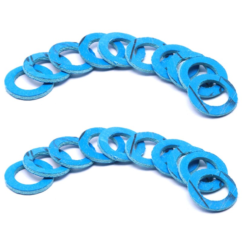 SWZHAI 20pcs Lower Unit Drain Plug Gaskets 3/8"-16 Oil Drain