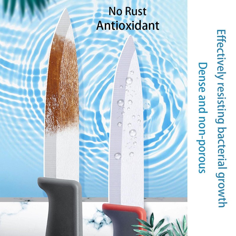 2Pcs Ultra Sharp Ceramic Knife, 4 Inches Large Blade, Safe
