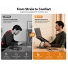 Aluminum Alloy 360 Degree Rotation Foldable Mobile Phone Tablet Bracket