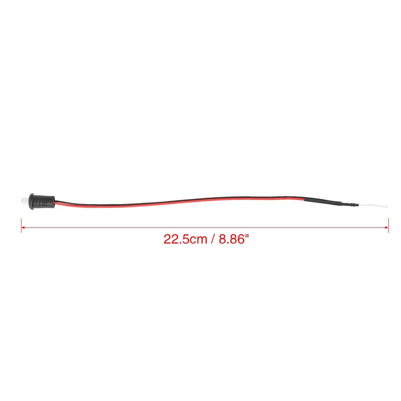 X AUTOHAUX 2 Pcs DC 12V Blue LED Light Car