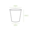 BIOZOYG 50 x Cardboard Ice Cream Cups, 200 ml, Brown,