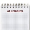 Doctor s Essential Tool - Slim Pre-Inked Bold Allergies Stamp,
