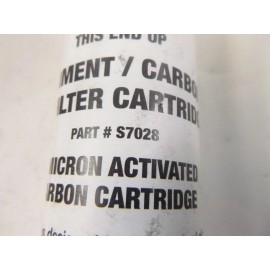 Microline 2 Pack Microline Sediment CarbonBlock Filter Cartridge S7028 ForChlorine Removal