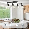 LOUSACE 4 Light Kitchen Track Light Fixtures Ceiling Vanity Lights