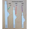 5pc Shutter Joiners. Fit Hunter Douglas Clearview Shutter, Eclipse Shutter