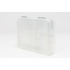 Clear Kid-Friendly Easy Clean Bento Lunchbox by My Family -