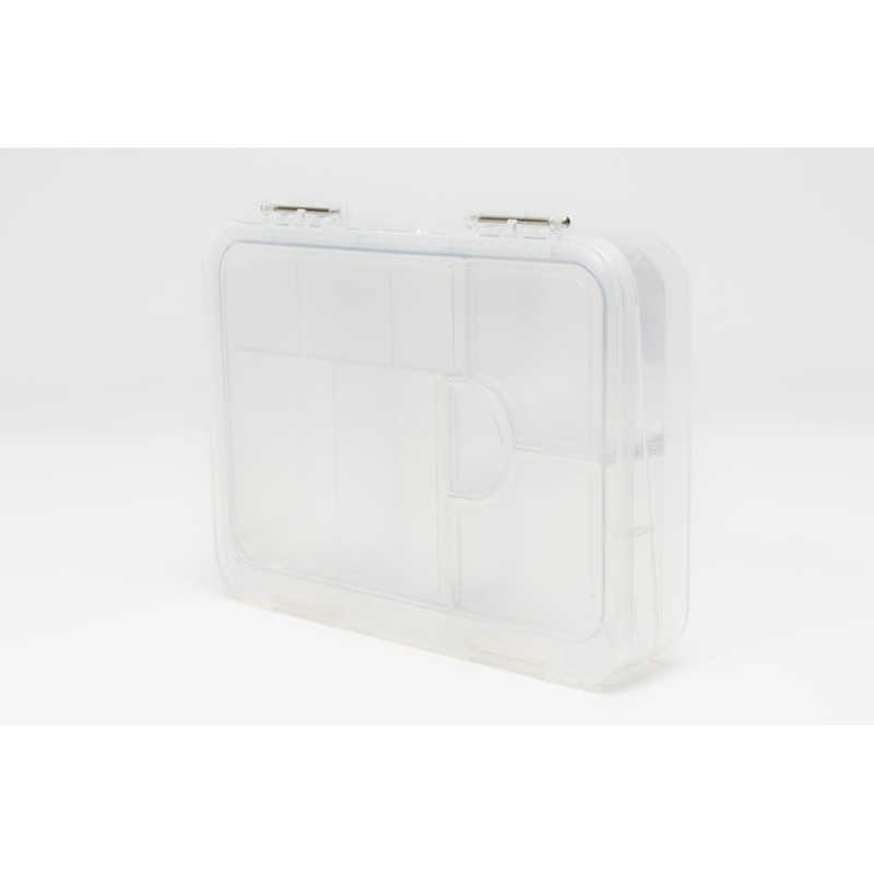 Clear Kid-Friendly Easy Clean Bento Lunchbox by My Family -