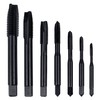 Yakamoz 7Pcs Thread Tap Set Metric Spiral Point Taps Nitriding