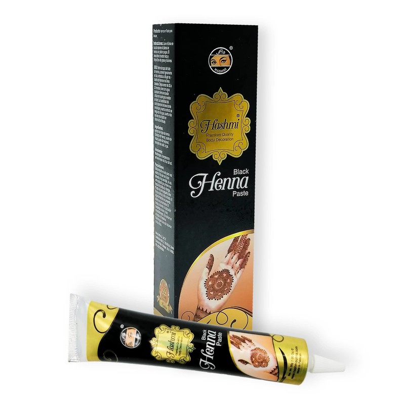 HENNA PARA TATUAJE HASHMI 1 PIEZA (Negro)