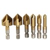 CENPEK Countersink Drill Set - 7 Pieces Countersink Drill Bit