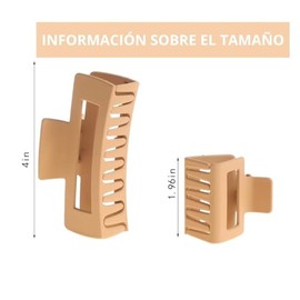 Triko Set de 12 Pinzas para el Cabello para Mujer, Clips para Cabello Cuadrados y Rectangulares, Accesorios para Cabello Mujer, Pinzas para el Cabello