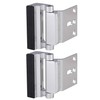 2 Pack Door Reinforcement Locks with 8 Screws, Home Security