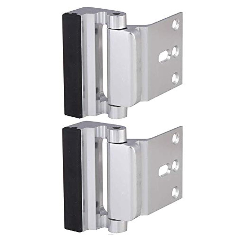 2 Pack Door Reinforcement Locks with 8 Screws, Home Security