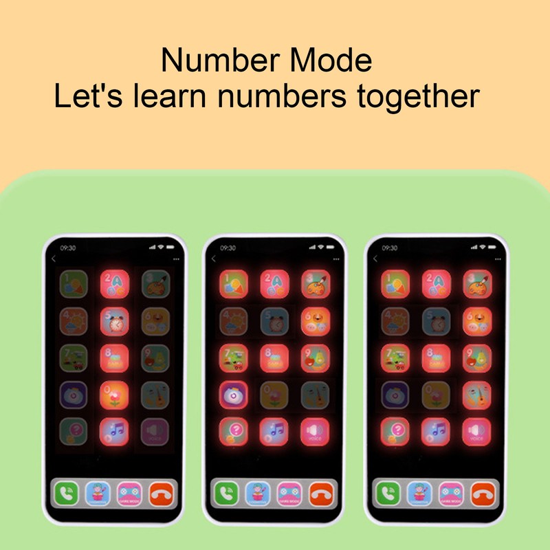 Kids Smart Phone Touchscreen Multi Modes Musical Phone Toy Early