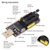 Flash Chip Test Clip Set Programmer Mainboard Accessory with SOIC/SOP