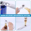 Multifunctional Magnetic Can Opener, Stainless Steel Retractable Magnet Bottle Cap
