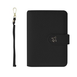 BOYSSPAA Anti-Theft Leather Passport Holder Passport Holder Travel Wallet for Women and Men Passport Wallets Portable Leather Passport Cover for Passport Credit Cards Business Cards Boarding Passes