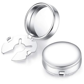 HONEY BEAR White Pearl Shell Black Onyx Button Covers Cufflinks for Men Ordinary Shirt Silver