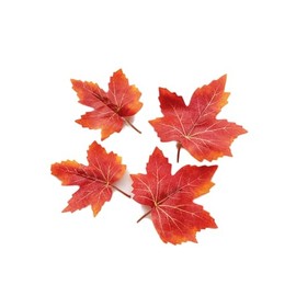 Maple Leaf Hair Clips Fall Maple Leaf Hairpin Maple Leaf Hairclips Harvest Maple-Shaped Hair Pin JHT06 (4 Pcs-Set)