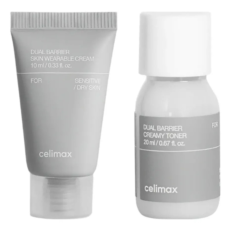Celimax Dual Barrier Kit Tónico Y Suero Trial Kit