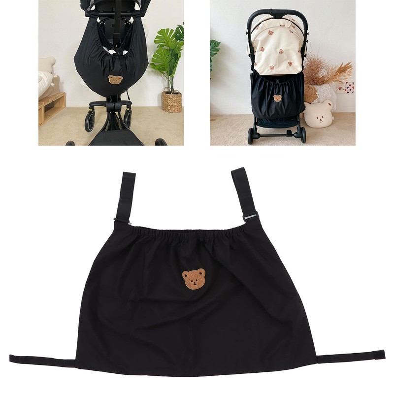 Stroller Bag Organizer Elastic Large Capacity Tear Resistant Nylon Baby