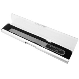 Leighton Denny Hardened Glass Crystal Nail File in Aluminimum Case – Replace traditional nail files and emery boards