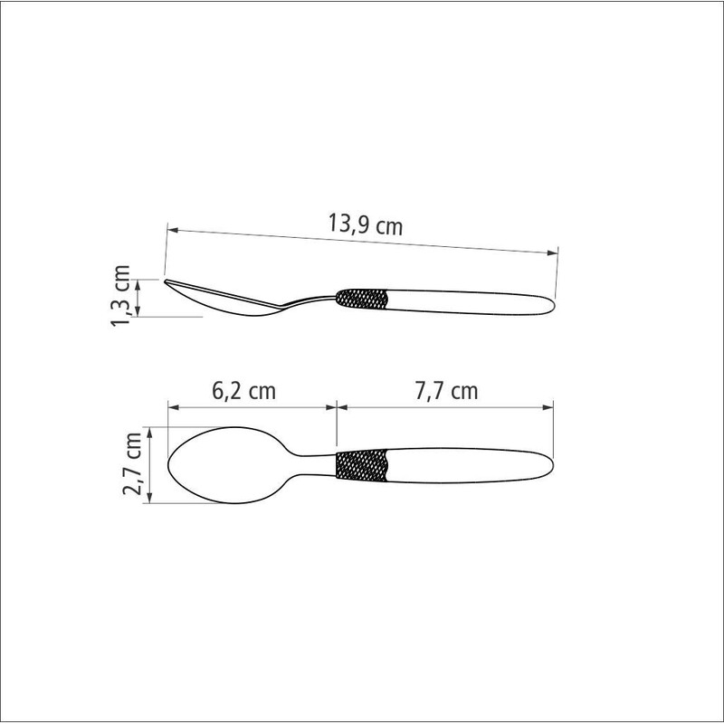 Tramontina IPANEMA 23398-288 Cutlery Set Stainless Steel Light Blue 30