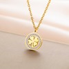 Dreamtimes Four Leaf Clover Necklace for Women Lucky Pendant Chain