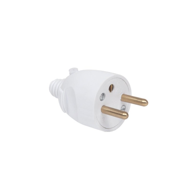 Debflex 713220 Plug 2P Headdress Right 16 A White