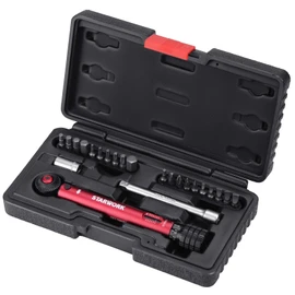 STARWORK TRUE MECHANIC™ 23-Piece, 72T, 1/4 Inch Drive Bike Aluminum Mini Torque Wrench Set, in-lb