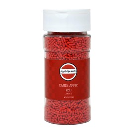 Mystic Sprinkles Candy Apple Red Jimmies Sprinkles 3oz Bottle