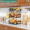 OKZEST 3-Tier Fruit Basket for Kitchen Counter, Wall Hanging Fruit