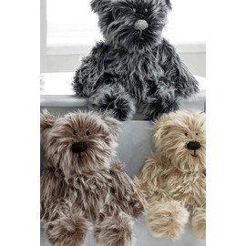 King Cole 9120 Knitting Pattern Luxury Fur Teddy Bears in Luxury Fur