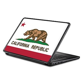 Universal 13" Laptop Skin - California Flag | Protective, Durable, and Unique Vinyl Decal wrap Cover | Easy to Apply, Remove, and Change Styles | Made in The USA