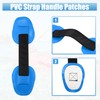 X AUTOHAUX 2pcs Universal PVC Strap Handle Patches Carry Grab