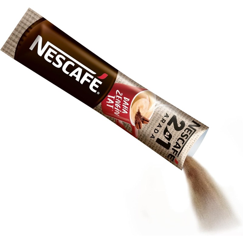 Nescafe 2 in 1 Unsweetened, Coffee + Coffee creamer, No