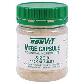 Bonvit Empty Size 0 140 Vege Capsules