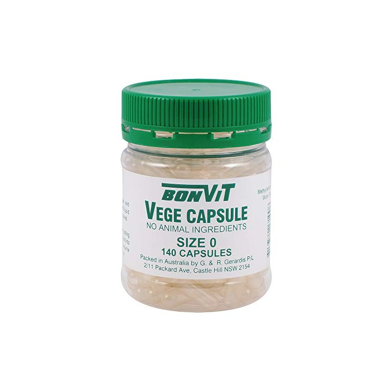Bonvit Empty Size 0 140 Vege Capsules