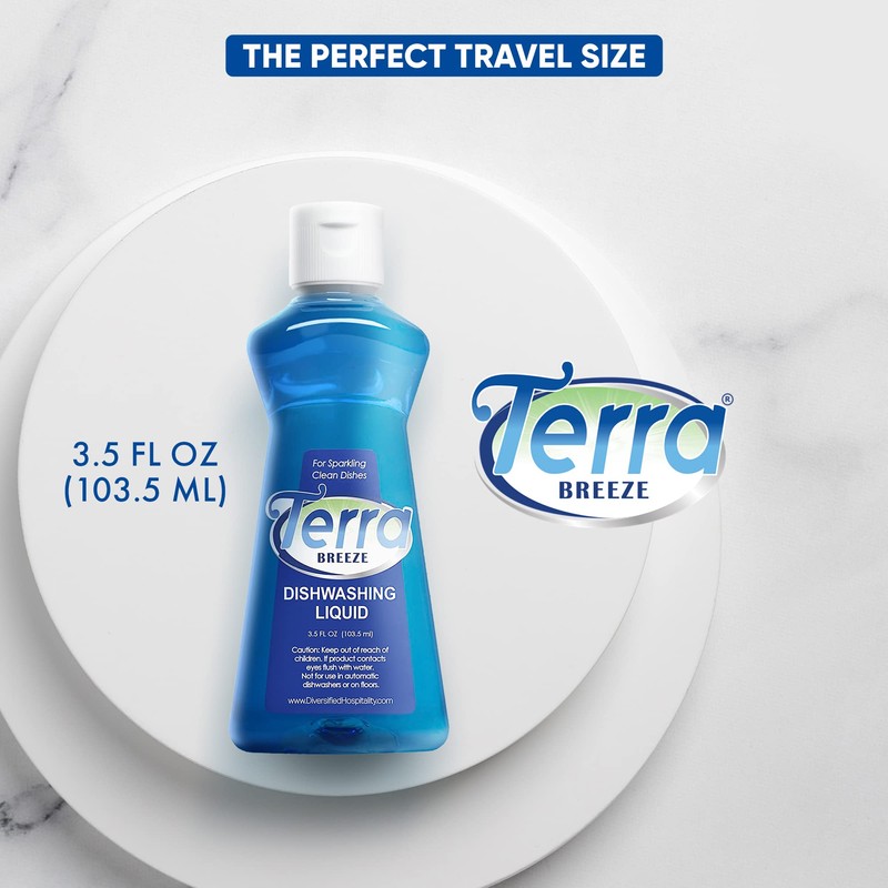 Terra Breeze Hotel Liquid Dish Soap | Dishwashing Liquid Detergent