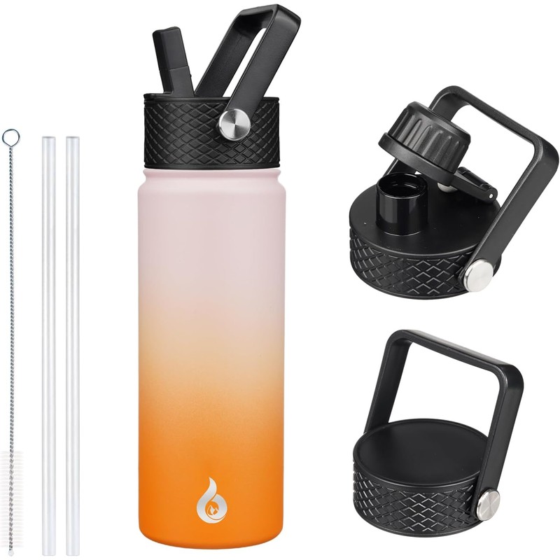 BJPKPK Botellas de Agua Aisladas de Acero Inoxidable 32 onz