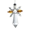 Crystals lucky crystal angel, Crystal, Topaz, 19,4 x 3,5 x
