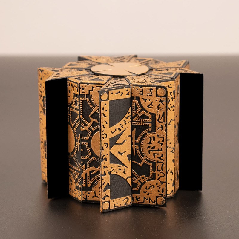 Hellraiser Puzzle Box Functional, Lament Configuration with Base, Puzzle Cube