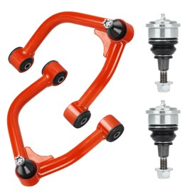 Front Upper Control Arms w/Ball Joints Lift 2-4" for Toyota Tundra 2007-2021, Sequoia 2008-2022, Adjustable Suspension Kit