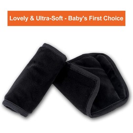 Coolbebe - Correas de hombro para asiento de coche para ninos pequenos, fundas de cinturon de seguridad supersuaves para todos los asientos de coche, carriola, cochecito, 2 unidades